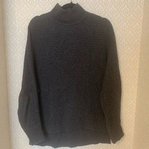 The Loft grey cowlneck sweater